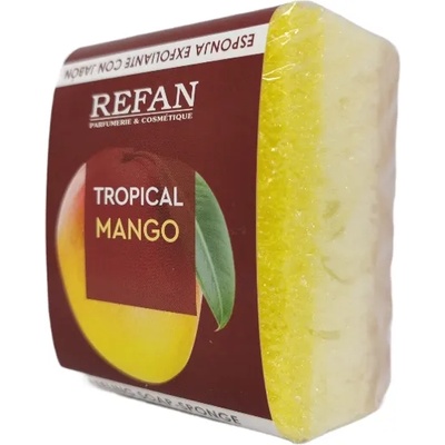 Refan пилинг сапун с гъба, Tropical mango, 75гр