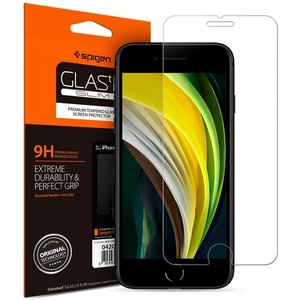 Spigen Стъклен протектор за дисплей на iPhone 7 / 8 / SE 2020 / 2022 от Spigen Glas. TR. Slim - Прозрачен (8809710753761)