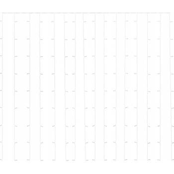 vidaXL LED svetelný záves 3x3 m 300 LED studená biela 8 funkcií