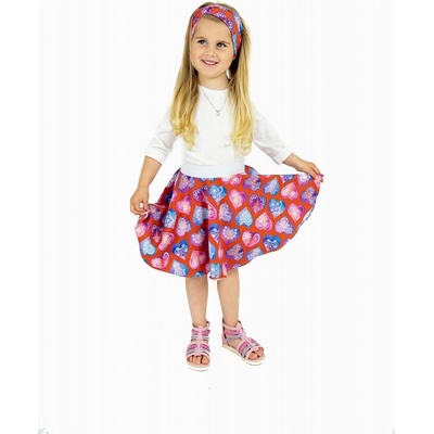 Kocour Mourek dívčí sukýnka Srdíčka kolová – Zboží Dáma