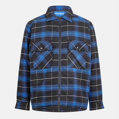 HUGO BOSS Риза с дълъг ръкав Hugo Men's Ebertos Long Sleeve Patterned Tailored Fit Shirt - Black