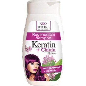 BC Bione Cosmetics Keratin + Chinin šampon 260 ml