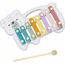 Dětské hudební hračky a nástroje Viga dřevěný xylofon polární medvěd