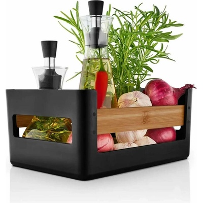 Eva Solo Kuchynský organizér Nordic Kitchen 27 x 19 cm čierny plast bambus