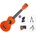 Mahalo ML1OS SET Orange Sunset Сопрано укулеле (ML1OS-SET)
