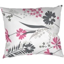 Dadka bavlna Agáta ružová na bielom 70 x 90 cm