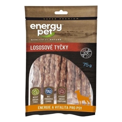 Energy Pet lososové tyčky 75 g