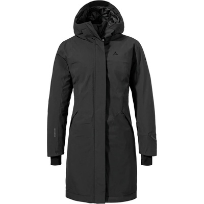 SCHÖFFEL Дамско палто Schöffel Women's Insulated Coat Gregale Coat - Black - размер 38 (EU) (102-4264-0113)