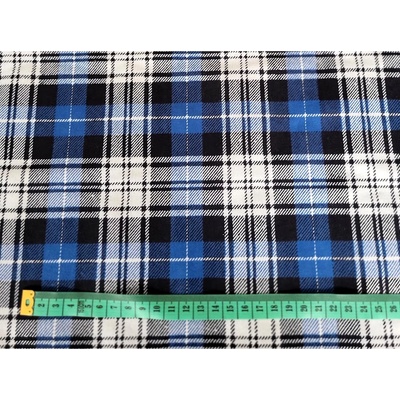 Flanel tmavě modrá kostka artikl FL03
