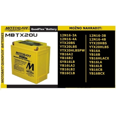 Motobatt MBTX20U