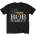 Bob Marley Distressed Logo Black S Риза (BMATS01S)