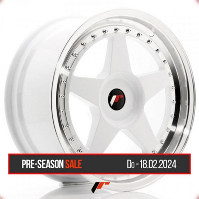 JAPAN RACING JR6 10x17 5x118 ET20 white/machined Lim