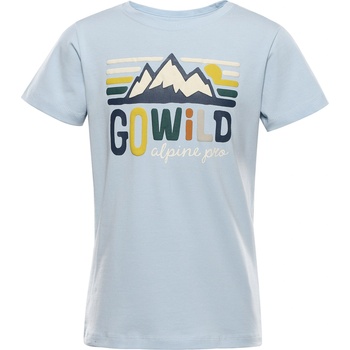 Alpine Pro Детска памучна тениска ALPINE PRO DORGO skyride варианта pd ALPINE PRO | Sin | Момчешки | 92-98