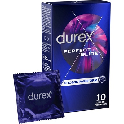 Durex Perfect Glide опаковка от 10 бр