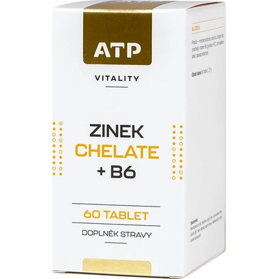 ATP Vitality Zinok Chelate +B6 60 tabliet