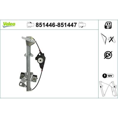 Zvedací zařízení oken VALEO 851446 851446