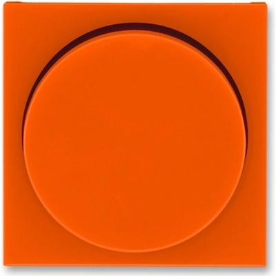 ABB LEVIT Kryt stmívače s otočným ovladačem, oranžová/kouřová černá