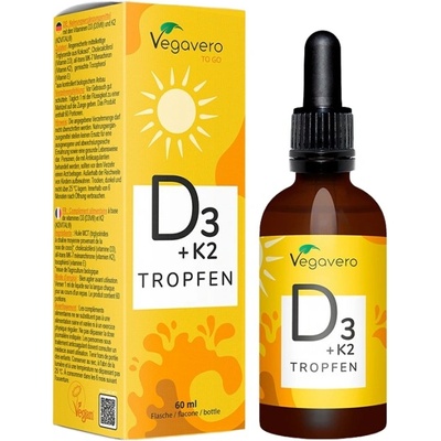 Vegavero Vitamin D3 + K2 Drops [60 мл]