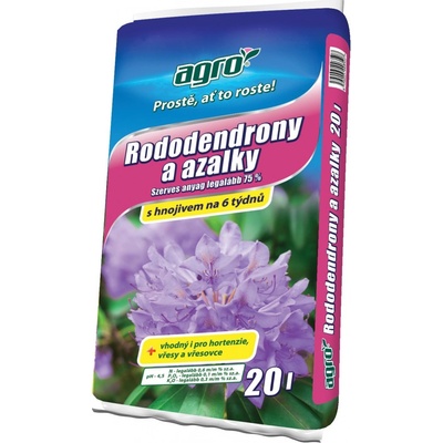 Agro CS Substrát na azalky a rododendróny 20 l