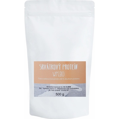 Zdravo a kvalitne Srvátkový proteín WPC80 500g