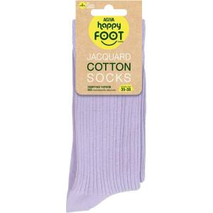 AGIVA Дамски чорапи Agiva Happy Foottopia, Жакард, Виолетов, размер 35-38 / 39-42 (AGIVA-133)