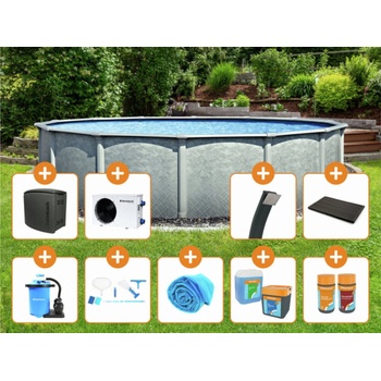 Steinbach Grande Pool Set Round Ø 549 x 135 cm - Пълен комплект Large - 1 компл (011769)