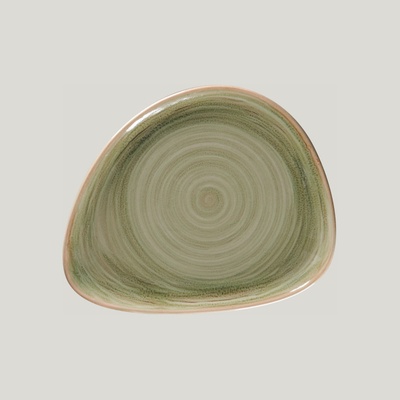 RAK Porcelain Spot talíř mělký 24 x 19,5 cm smaragdový SEMFLFP24-12