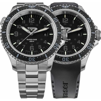 Traser P67 Black Set ocel a pryž