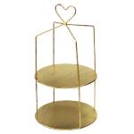 Horecano HORECANO-Метална стойка на две нива за мъфини ф20х38cm GOLD (HC-93876) (0193876)