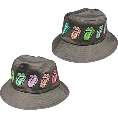 The Rolling Stones Multi-Tongue Pattern šedá