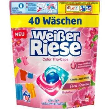 Weisser Riese Color Trio Caps Aromaterapie Orchidejový a makadamový olej kapsle 40 PD