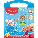 Prstové farby MAPED COLOR'PEPS 4 farby 80 ML