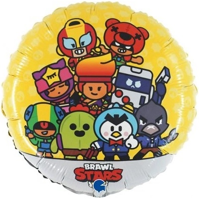 GRABO Kruh Brawl Stars 18" 46cm fóliový balónek nafukovací