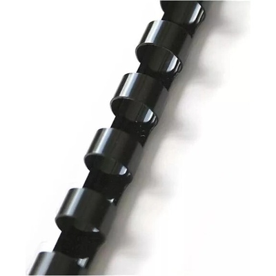 Plastové hřbety 10 mm, černé LAMRE21DR10N