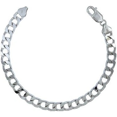 INFINITYSILVER Strieborný náramok pancr kockový 6,3mm 110522023
