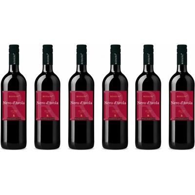 Rossini Nero D´Avola 13% 6 x 0,75l (holá láhev)