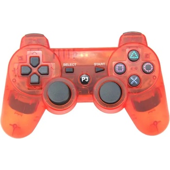 PSko PS3 bezdrátový ovladač Průhledný Oranžový E10008