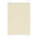 vidaXL Плисирана щора Cream 90x150 cm Ширина на плата 89, 4 cm (4015294)