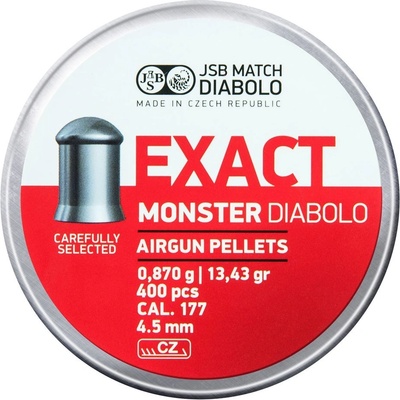 JSB Diabolo Exact Monster - 0,870g / 13,43gr / 4,520 mm / 400 kusů diabolek