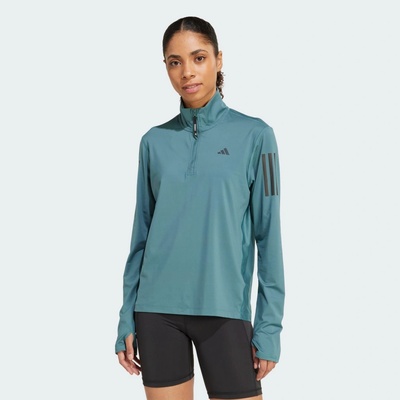 adidas Own the Run Half-Zip modrá