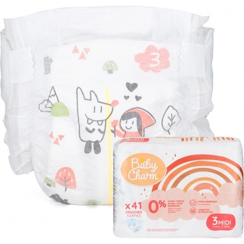 Baby Charm Super Dry Flex 3 Midi 4-9 kg 41 ks