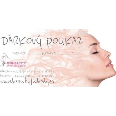 Dárkový poukaz na nákup kosmetiky - Dárkový poukaz na nákup kosmetiky 500,- Kč