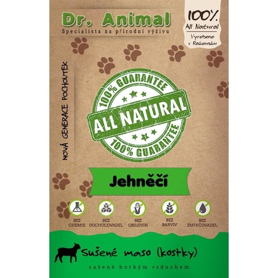 Dr. Animal Jahňacie sušené mäso kocky 80 g