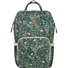 KikkaBoo batoh Siena Luxe Secret Garden Deep Green