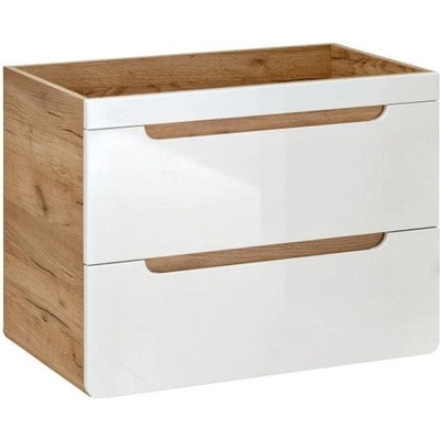 COMAD ARUBA WHITE 821- 80CM FSC Skříňka pod umyvadlo