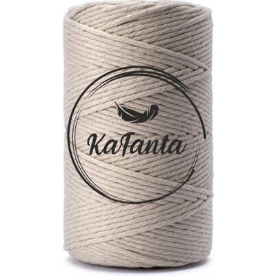 Macrame příze KaFanta PREMIUM 3mm/200m - sand beige