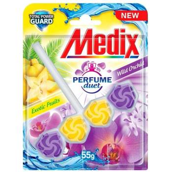 Medix Ароматизатор за тоалетна Medix Perfume Duet, Fruits & Orchid (5070100164)