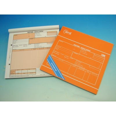 Optys 1074 Faktura samopropisovací 20x21cm 100 listů – Zboží Dáma