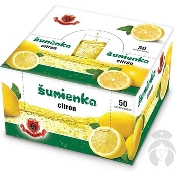 HERBEX Šumienka CITRÓN vrecúška po šumivý nápoj v prášku s príchuťou 50 ks 10 g