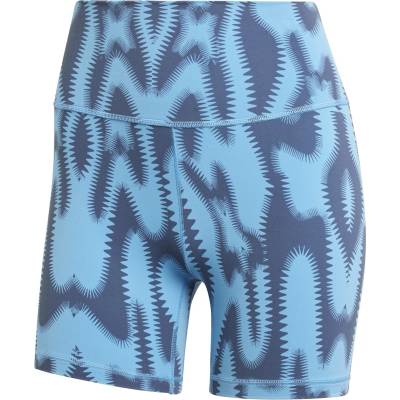 adidas Къси панталони Adidas Women's All Over Print Compression Shorts - Blue
